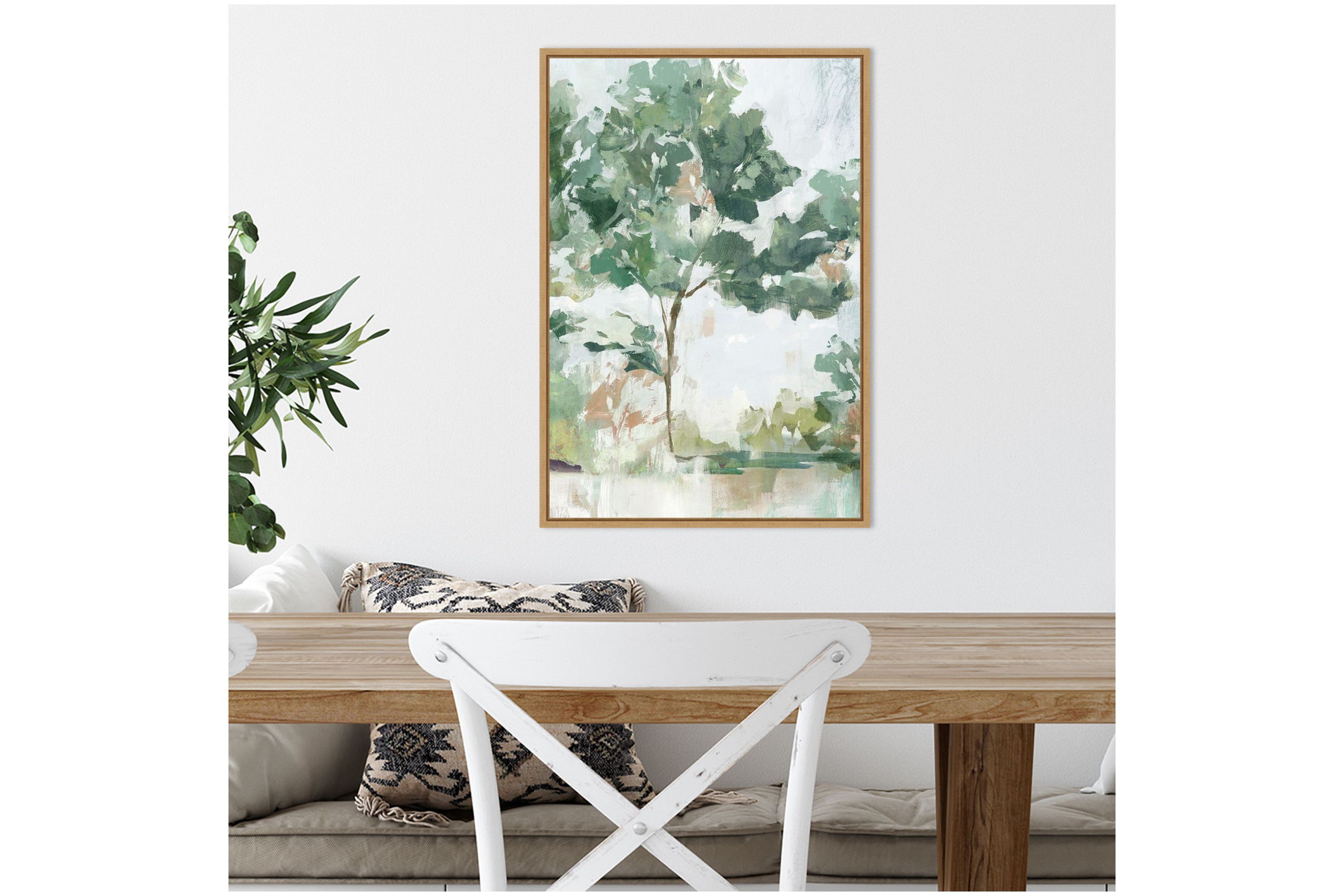 Soundless Beauty I Framed Canvas Wall Art Print