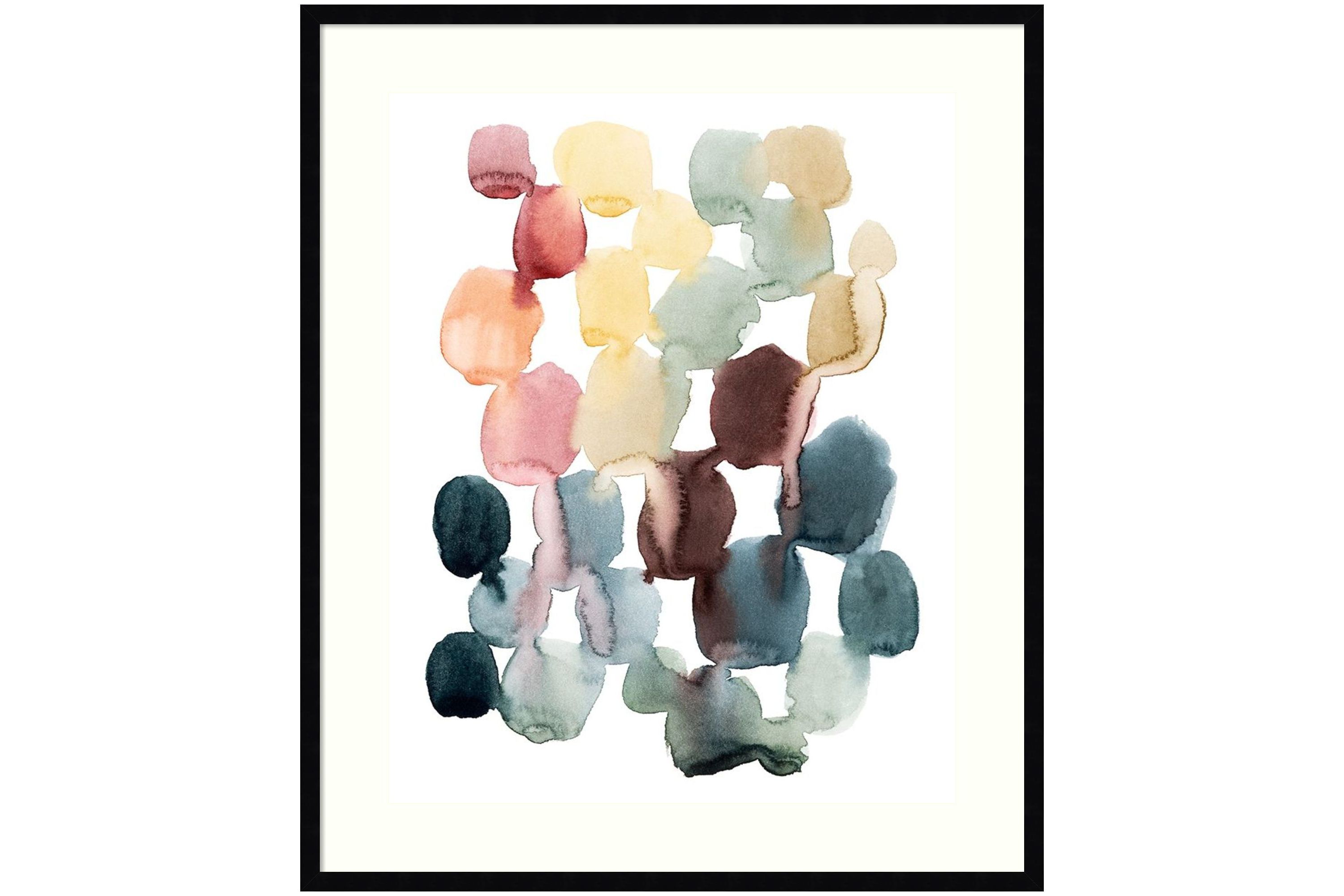 Desert Stones II by Grace Popp Wood Framed Wall Art Print