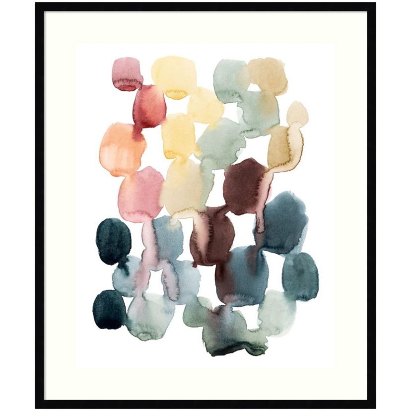 Desert Stones II by Grace Popp Wood Framed Wall Art Print