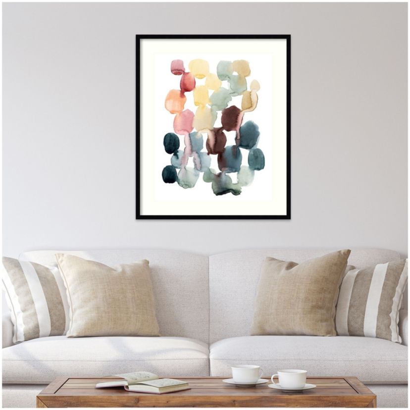 Desert Stones II by Grace Popp Wood Framed Wall Art Print