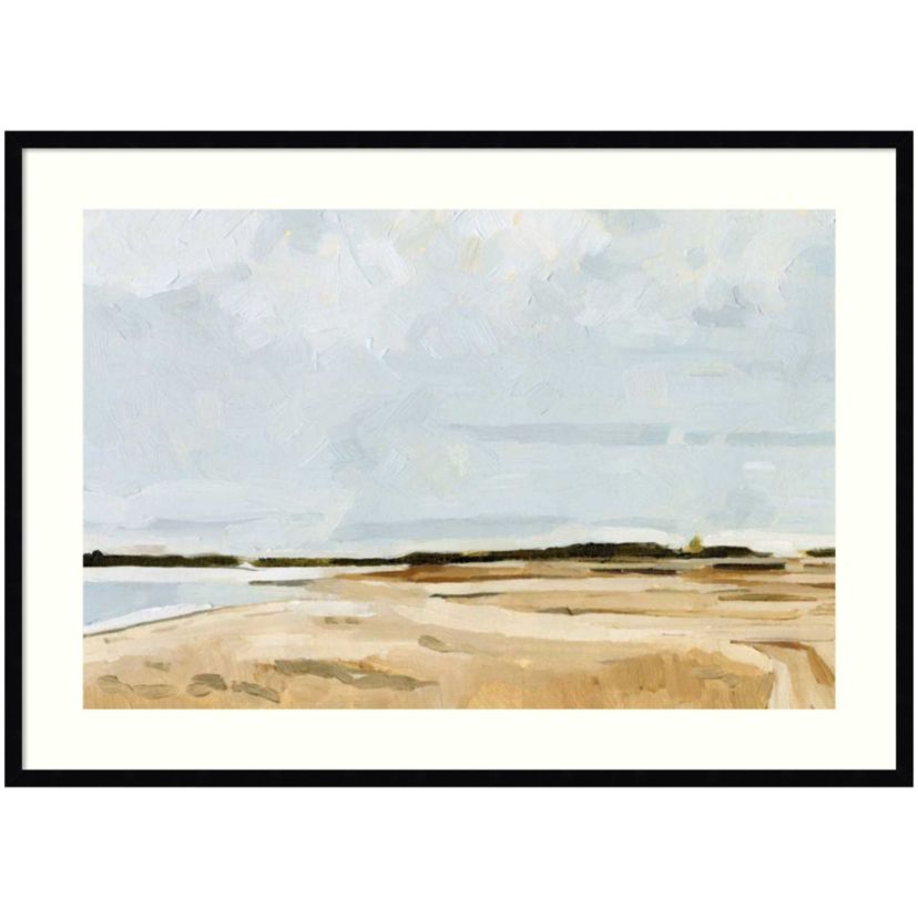 Quiet Coast I Framed Wall Art Print