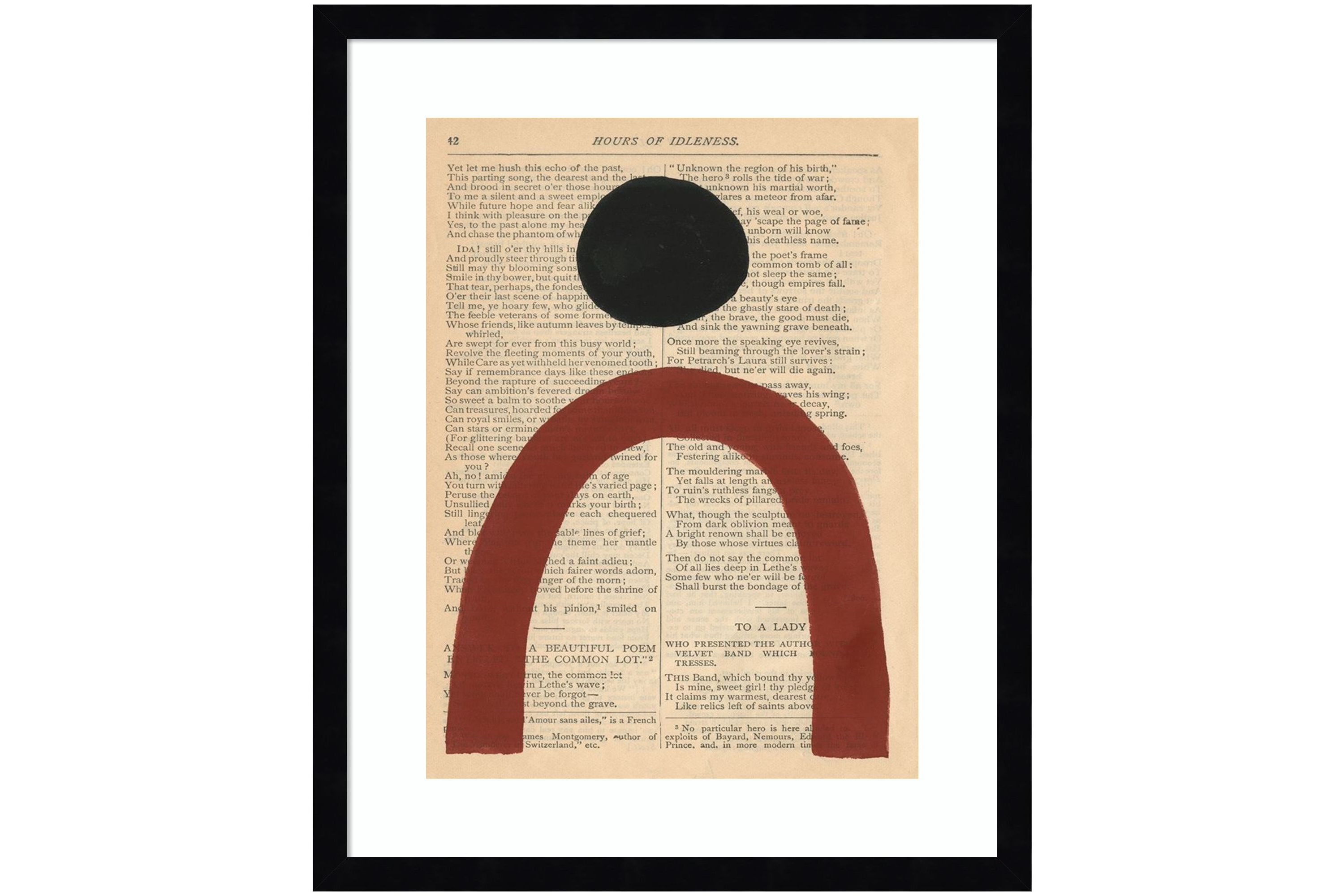 Modern Prose VI Framed Wall Art Print