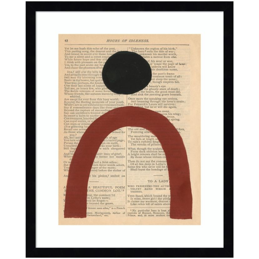 Modern Prose VI Framed Wall Art Print