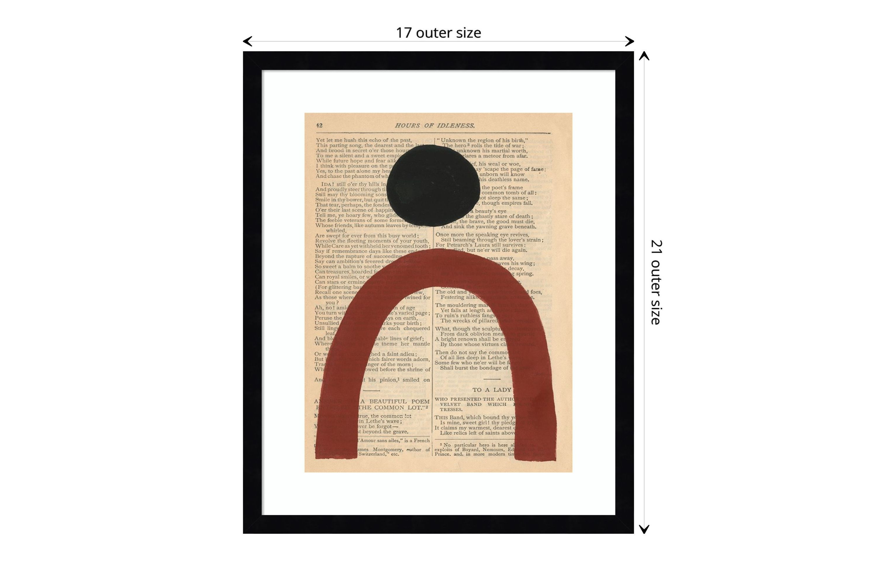 Modern Prose VI Framed Wall Art Print