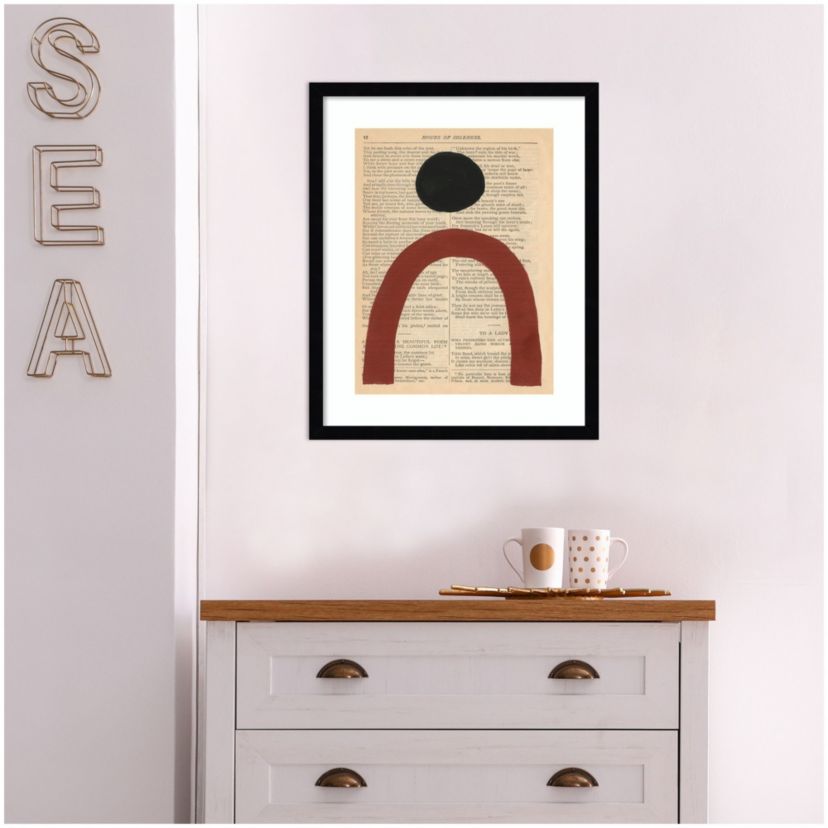 Modern Prose VI Framed Wall Art Print