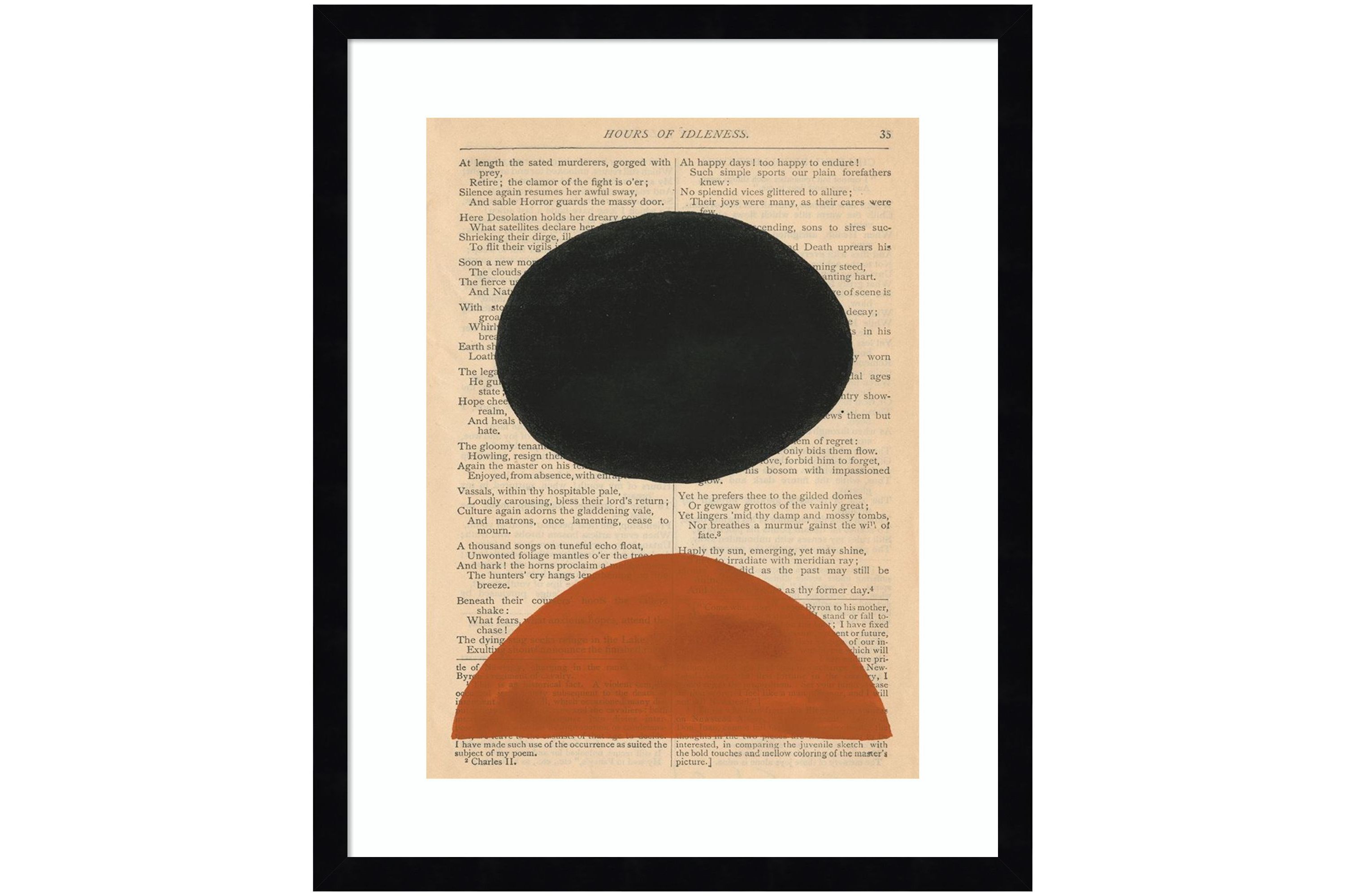Modern Prose III Framed Wall Art Print