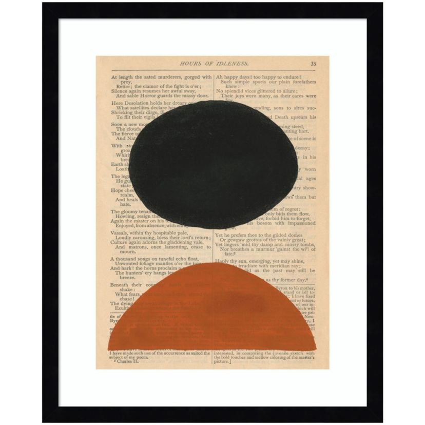 Modern Prose III Framed Wall Art Print