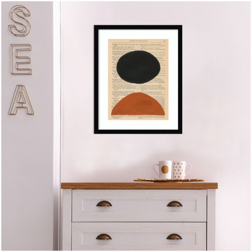 Modern Prose III Framed Wall Art Print