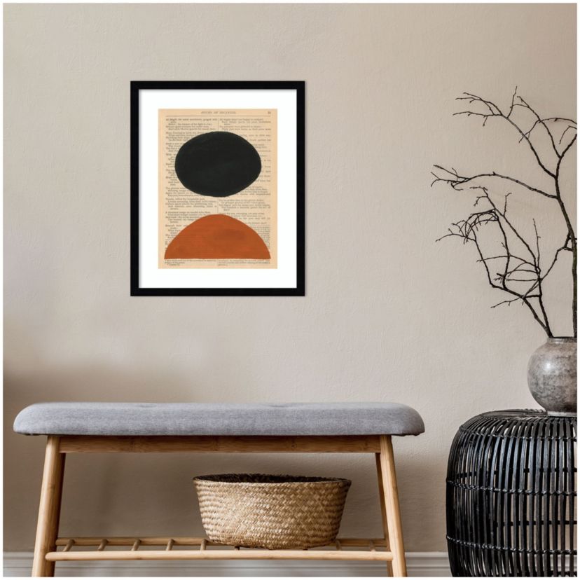 Modern Prose III Framed Wall Art Print