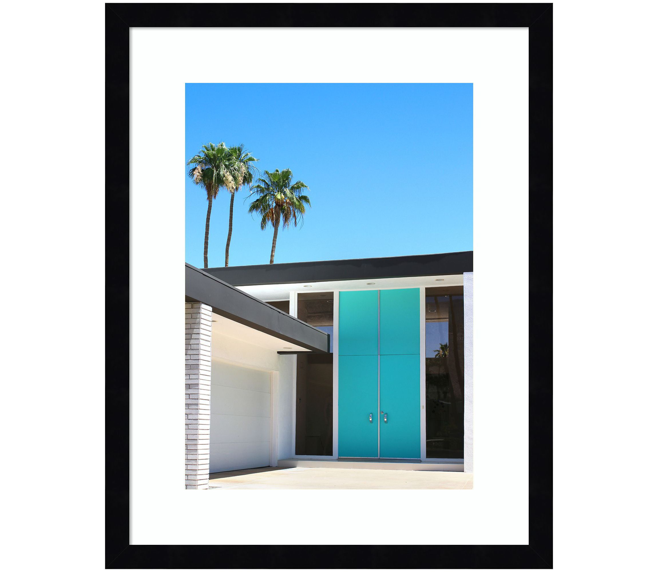 Palm Springs King Framed Wall Art Print