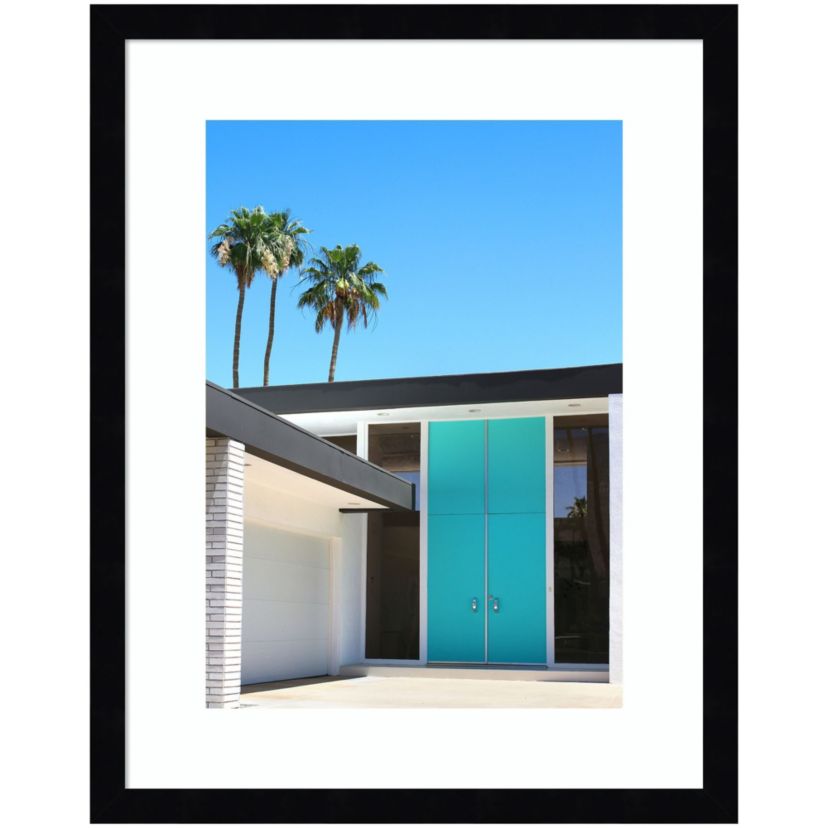 Palm Springs King Framed Wall Art Print