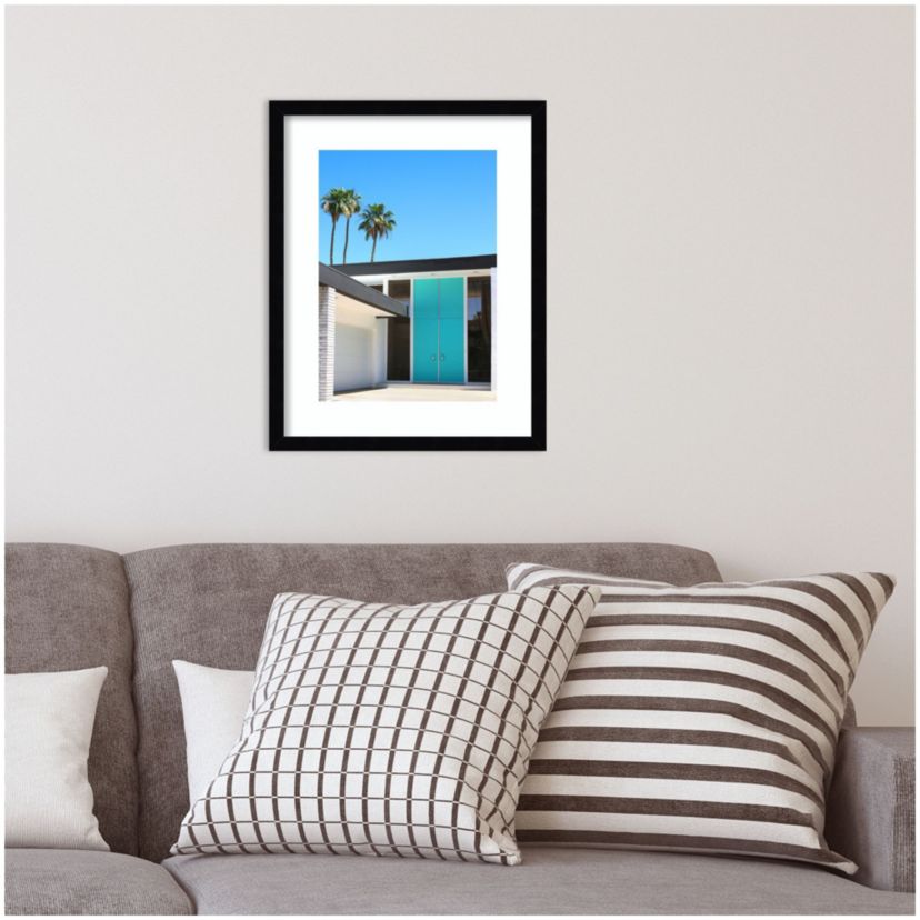 Palm Springs King Framed Wall Art Print