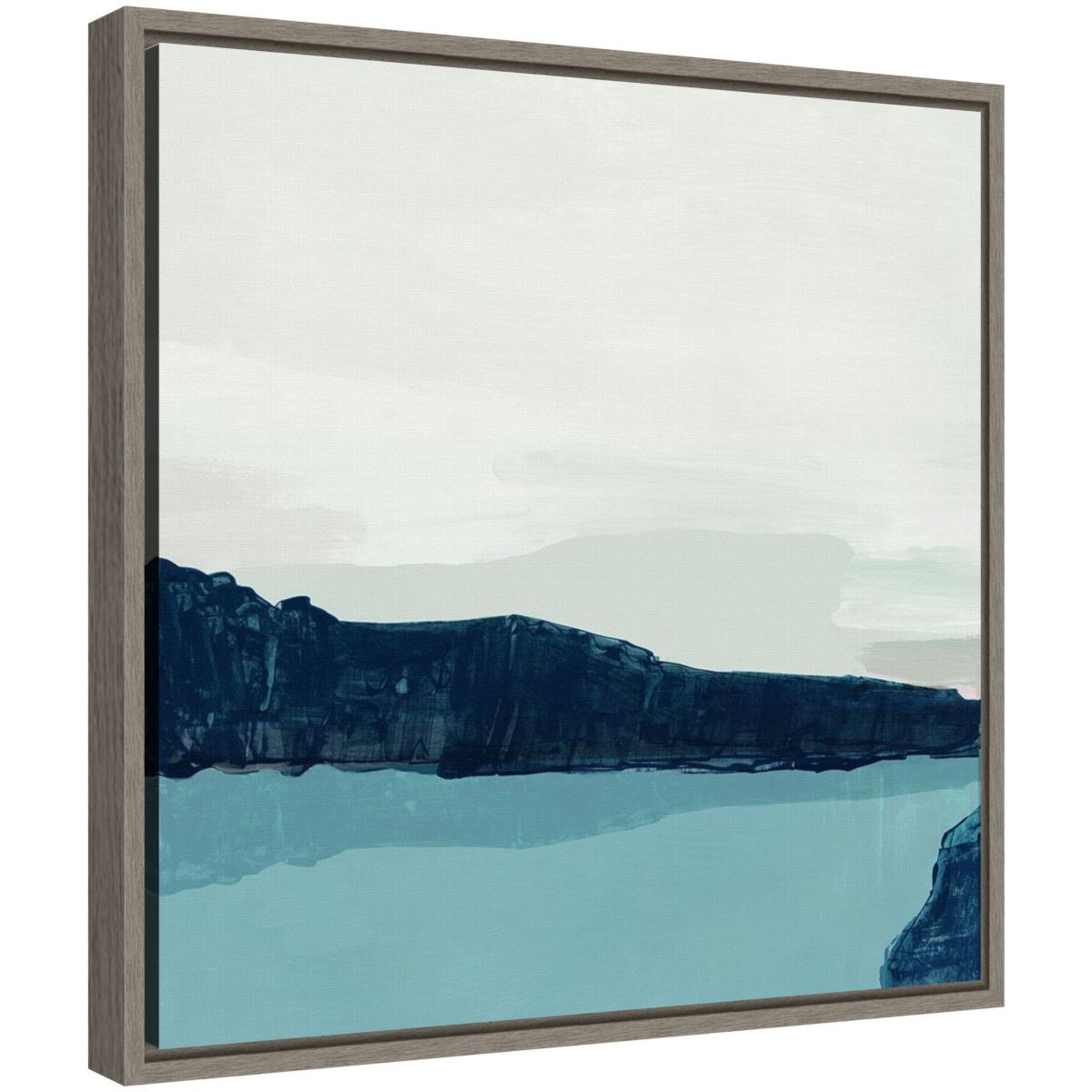 Silent Water Framed Canvas Wall Art Print