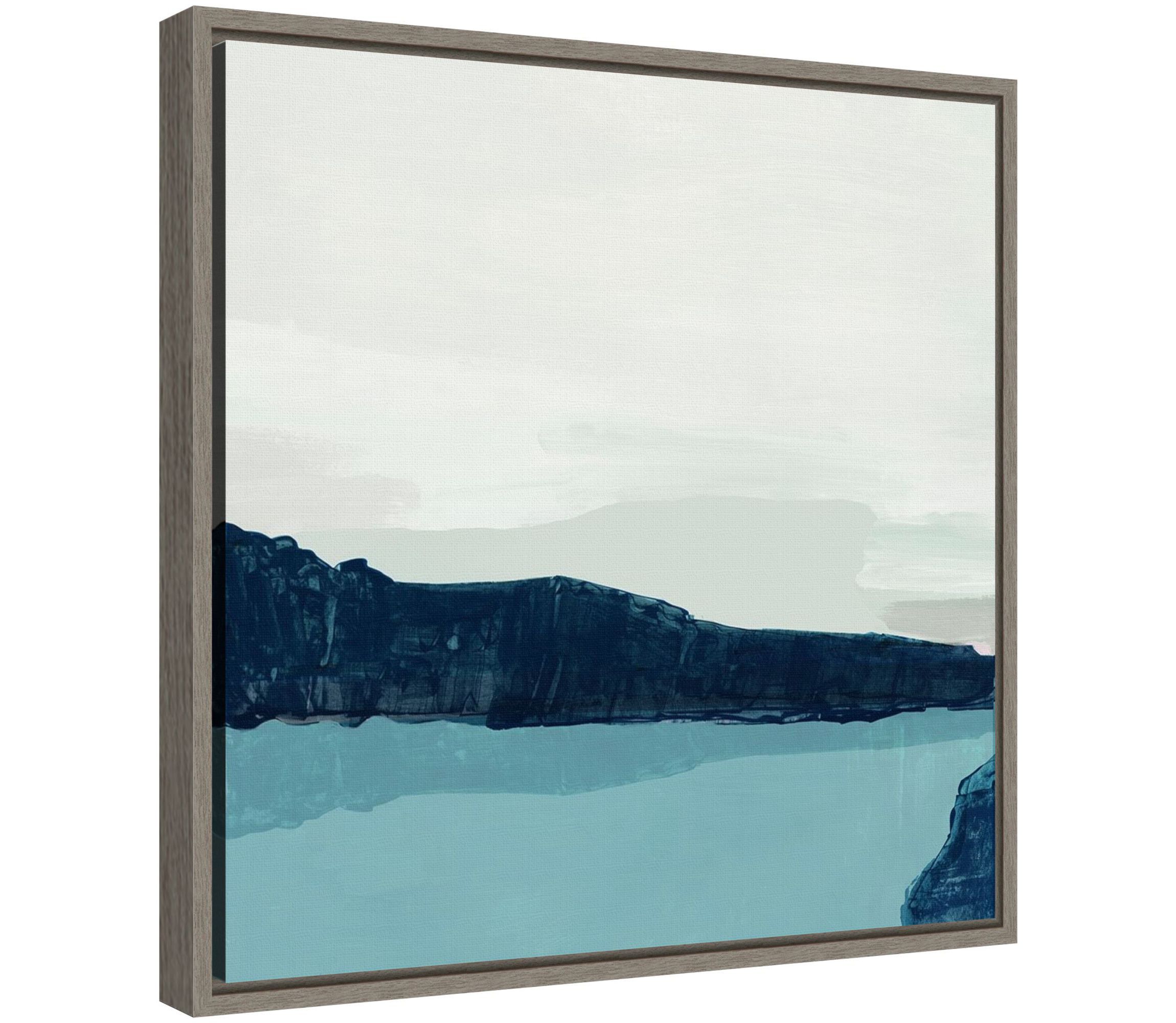 Silent Water Framed Canvas Wall Art Print