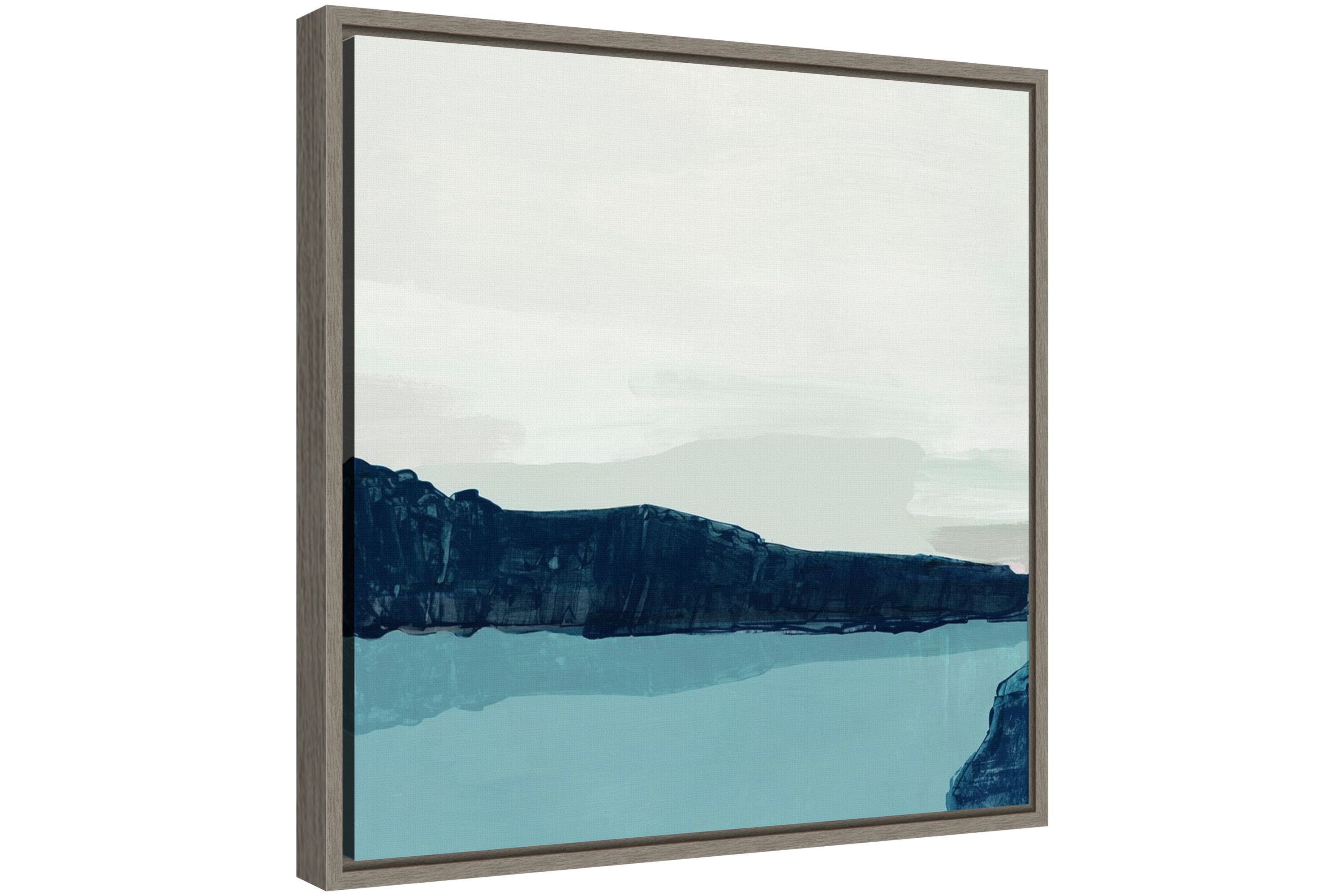 Silent Water Framed Canvas Wall Art Print