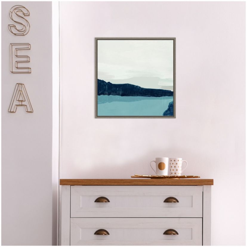 Silent Water Framed Canvas Wall Art Print