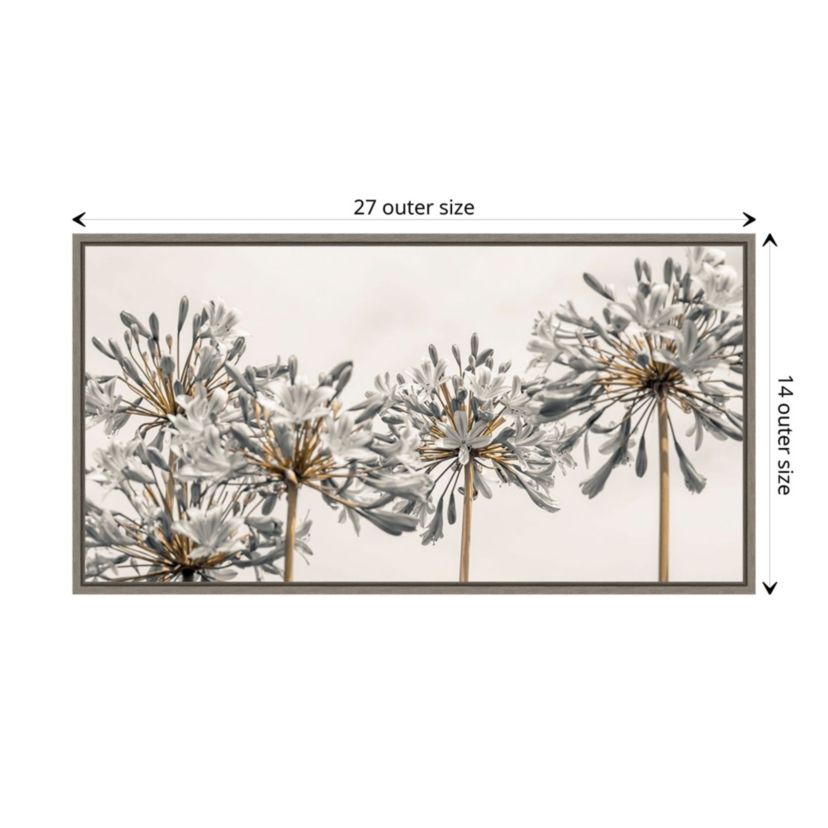 African Lily Flowers II Framed Canvas Wall Art Print