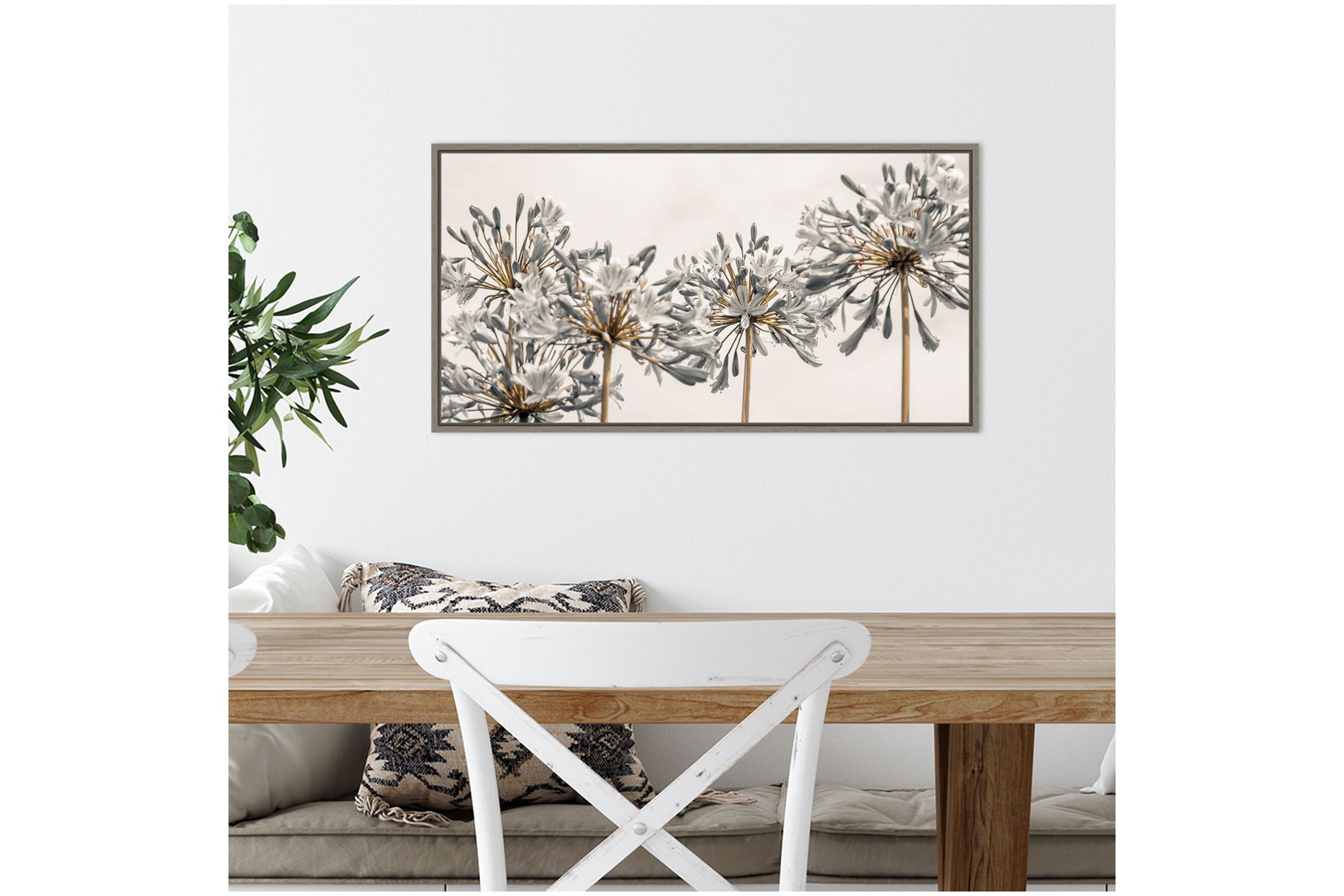 African Lily Flowers II Framed Canvas Wall Art Print