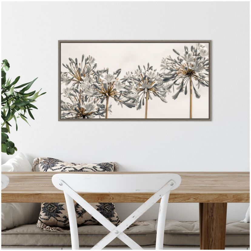 African Lily Flowers II Framed Canvas Wall Art Print