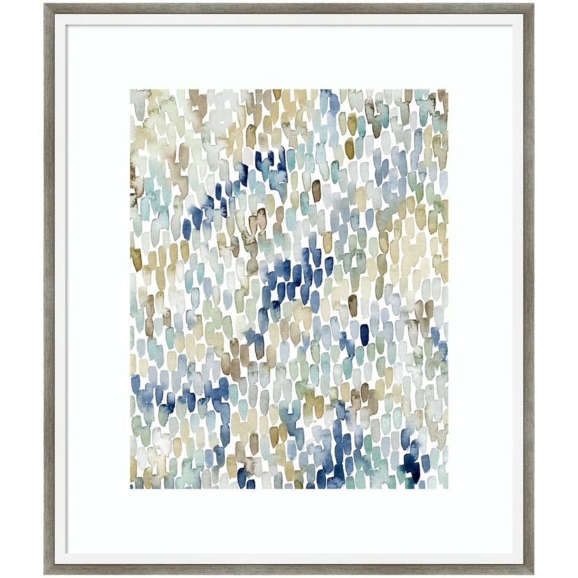 River Wavelets I by Grace Popp Wood Framed Wall Art Print
