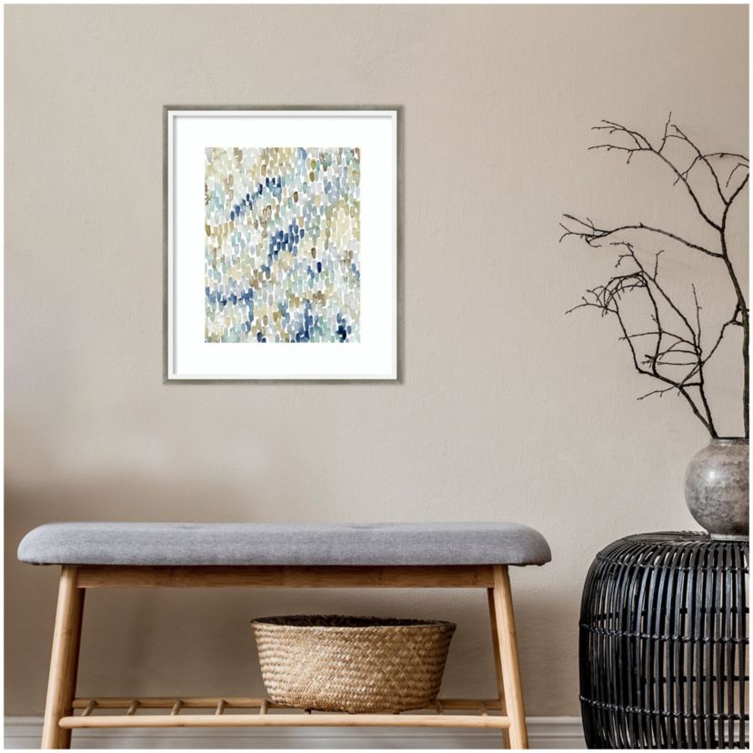 River Wavelets I by Grace Popp Wood Framed Wall Art Print