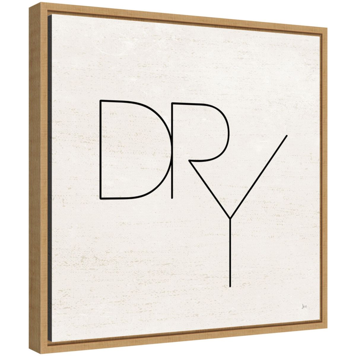 Wash Dry Fold II Laundry Framed Canvas Wall Art Print