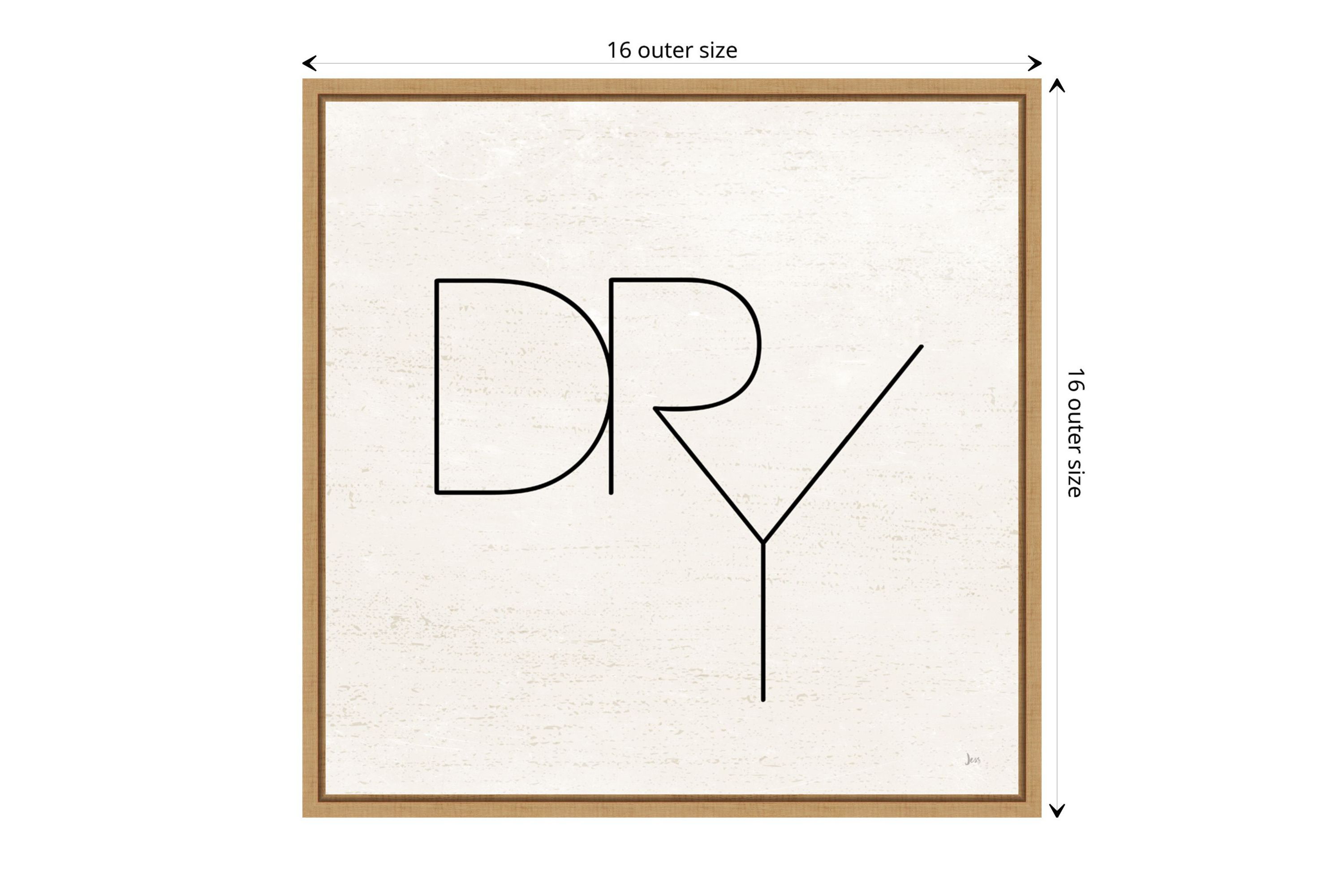 Wash Dry Fold II Laundry Framed Canvas Wall Art Print