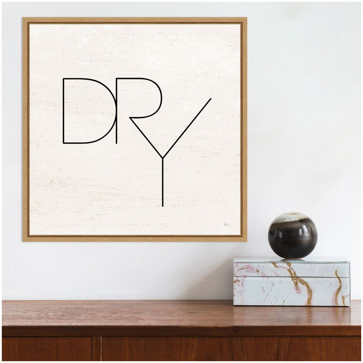 Wash Dry Fold II Laundry Framed Canvas Wall Art Print