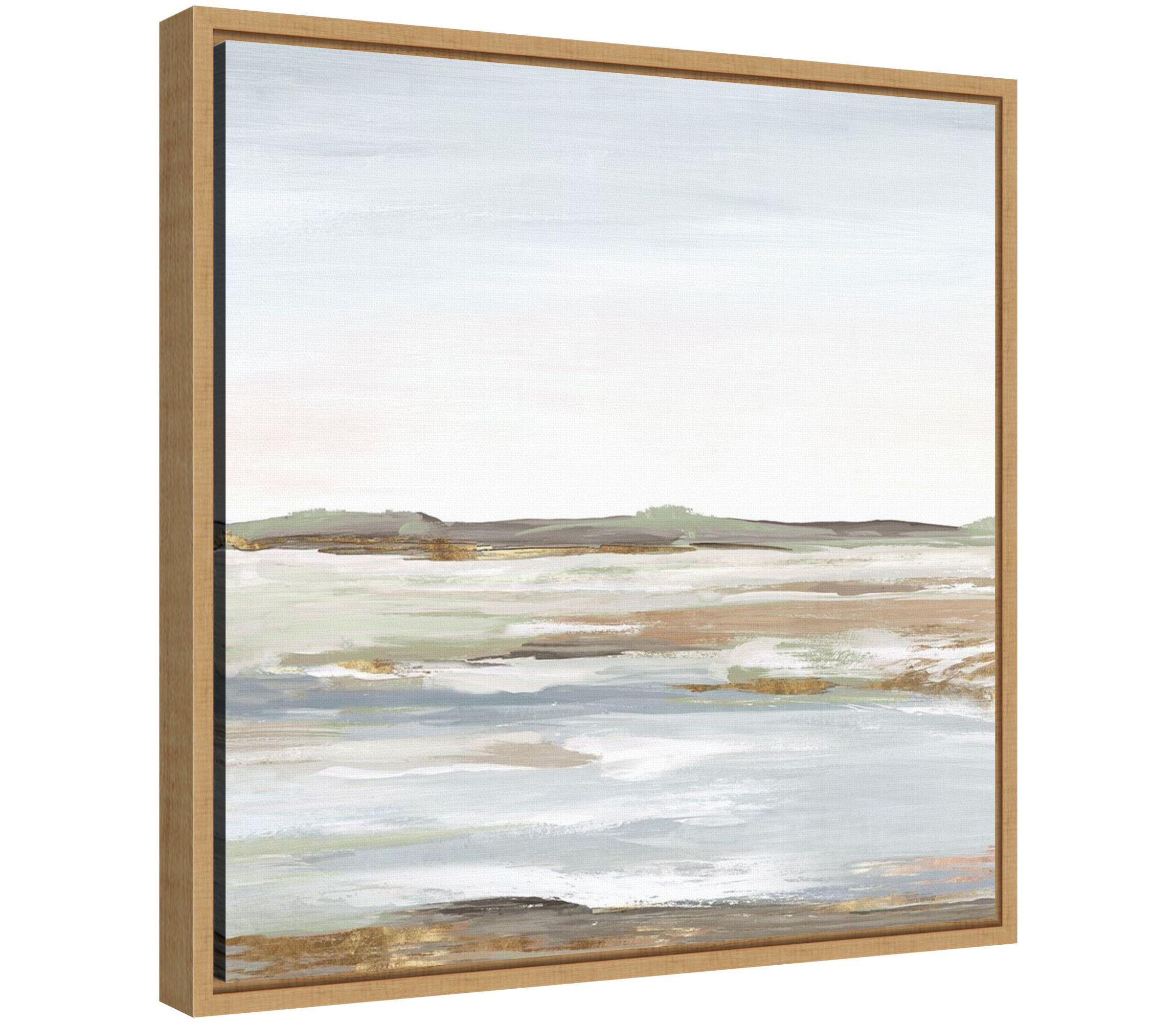 Vastness I (Landscape) Framed Canvas Wall Art Print