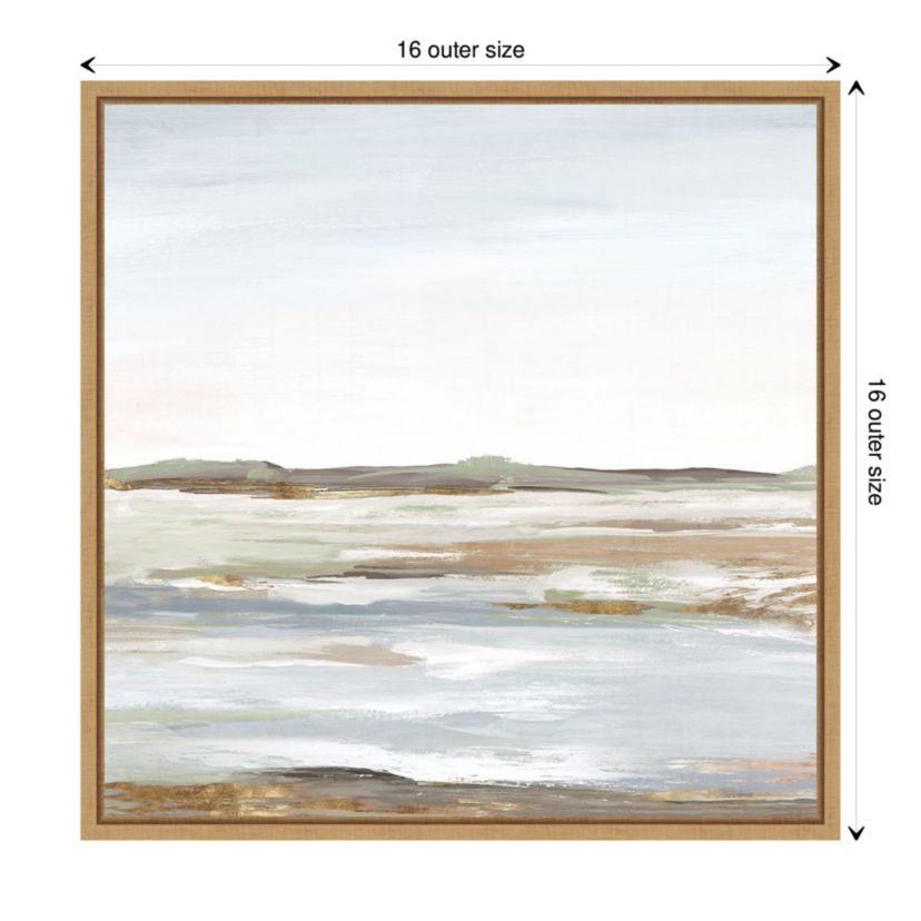 Vastness I (Landscape) Framed Canvas Wall Art Print