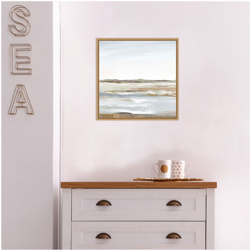 Vastness I (Landscape) Framed Canvas Wall Art Print
