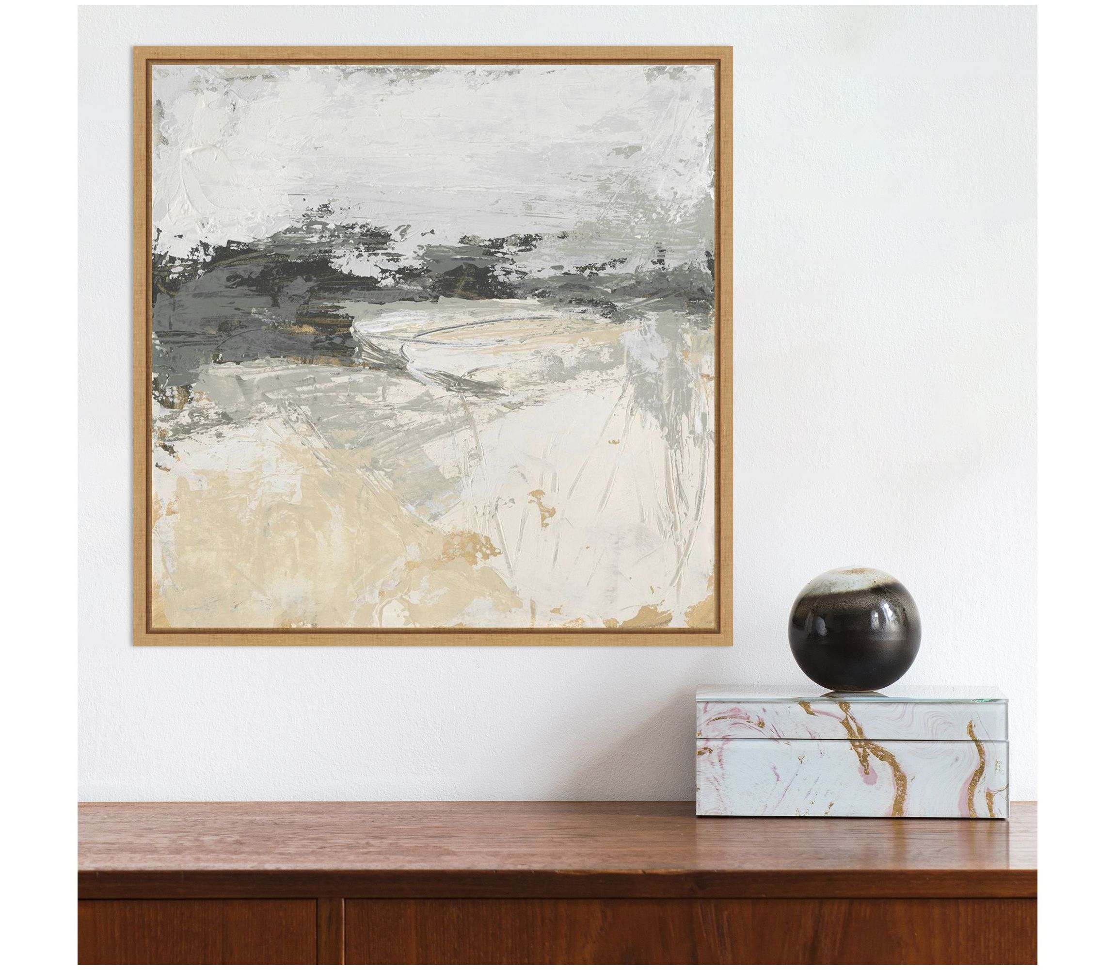 Wheatfield I Framed Canvas Wall Art Print