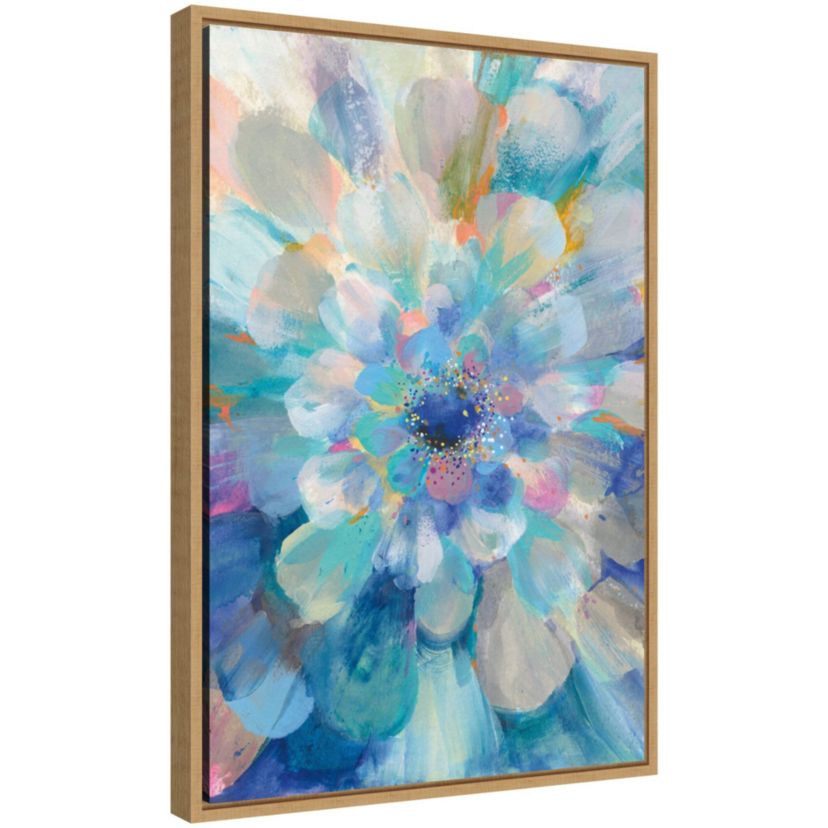 Intensity Floral II Framed Canvas Wall Art Print