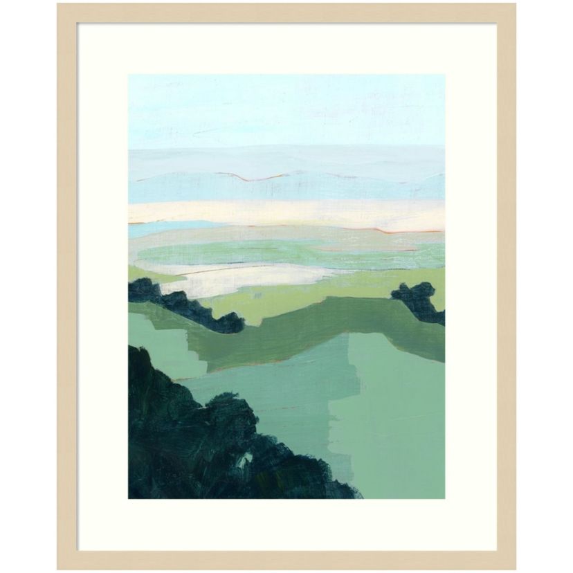 Halcyon Overlook I by Grace Popp Wood Framed Wall Art Print
