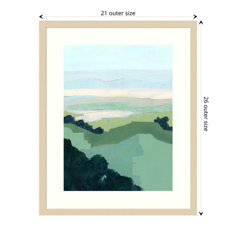Halcyon Overlook I by Grace Popp Wood Framed Wall Art Print
