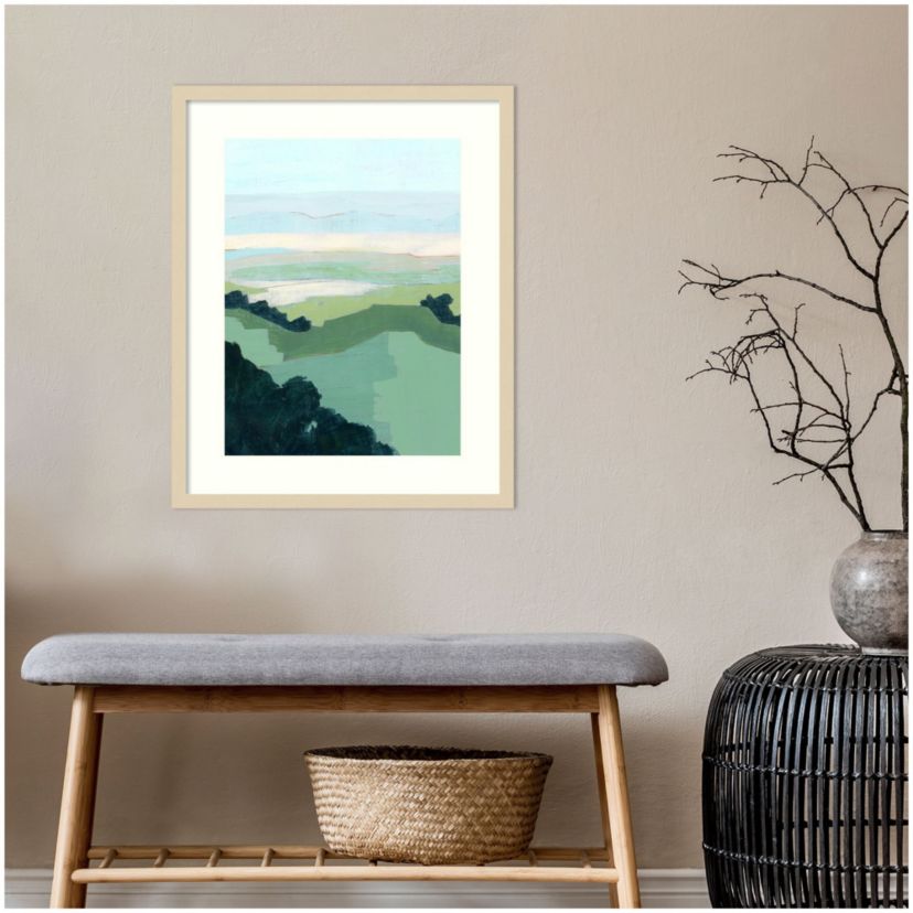 Halcyon Overlook I by Grace Popp Wood Framed Wall Art Print