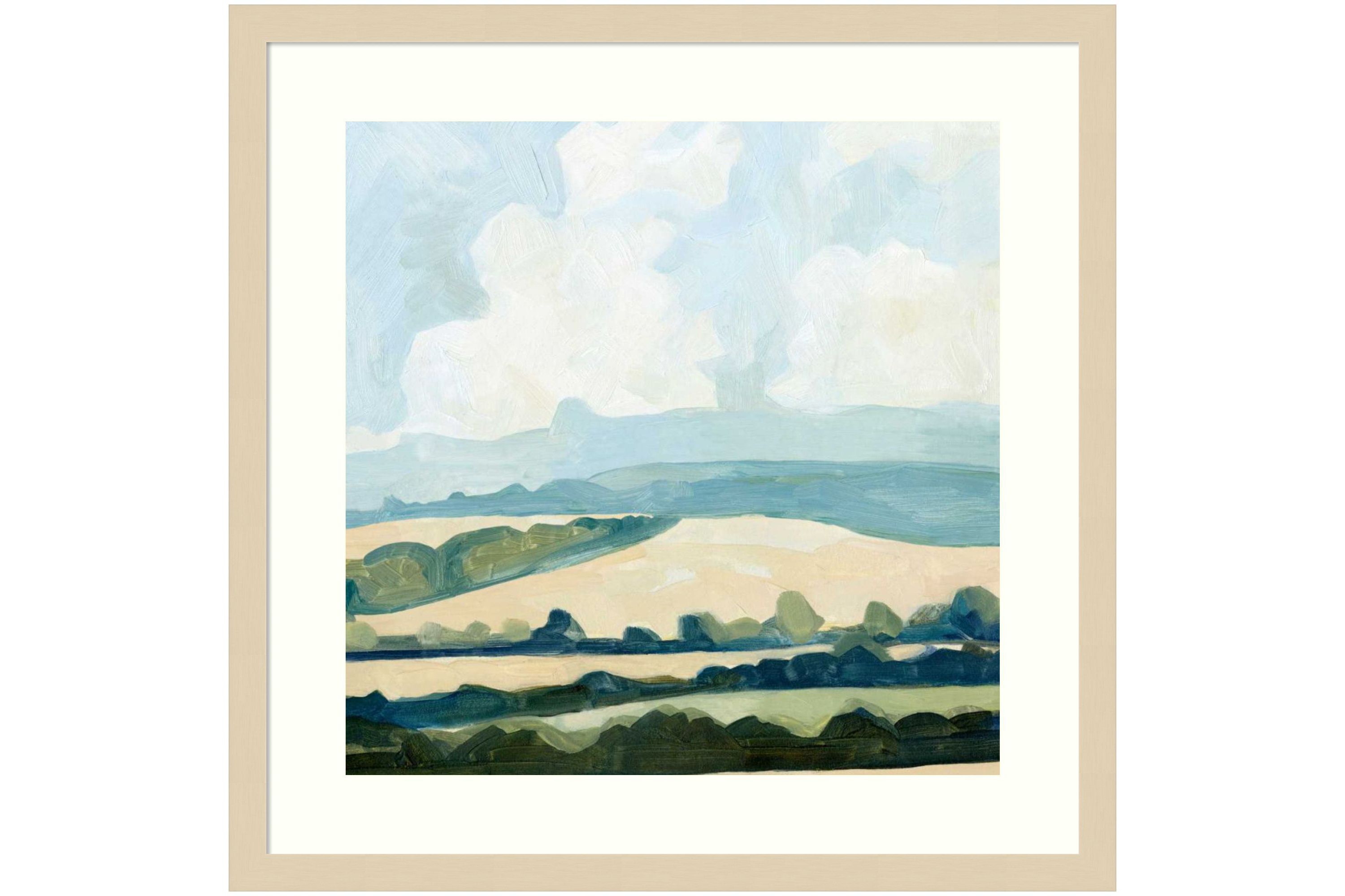 Fieldscape II Framed Wall Art Print