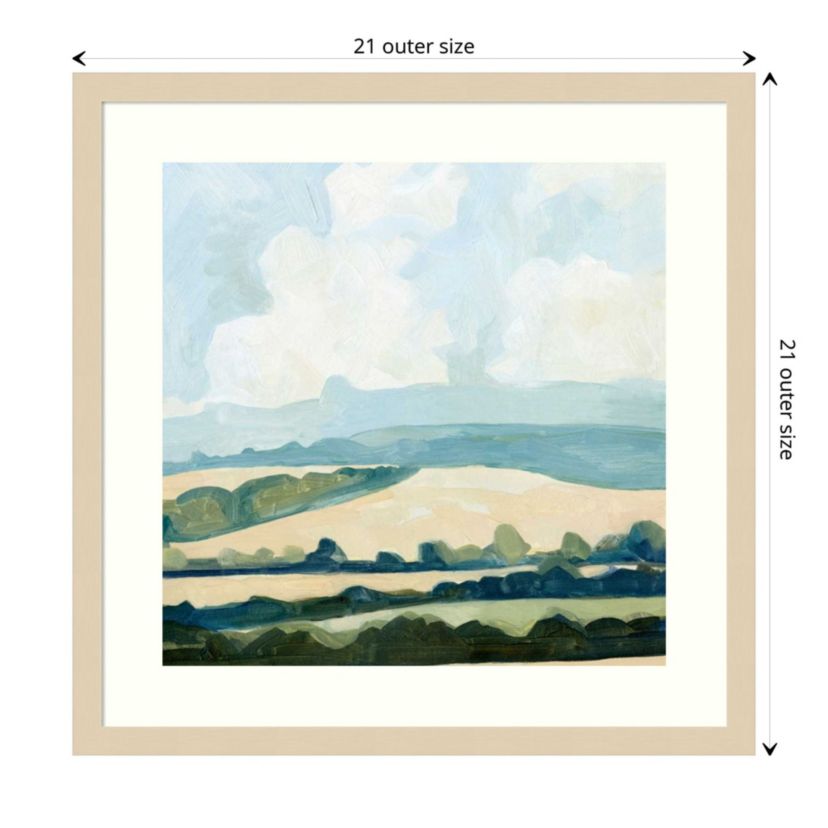 Fieldscape II Framed Wall Art Print