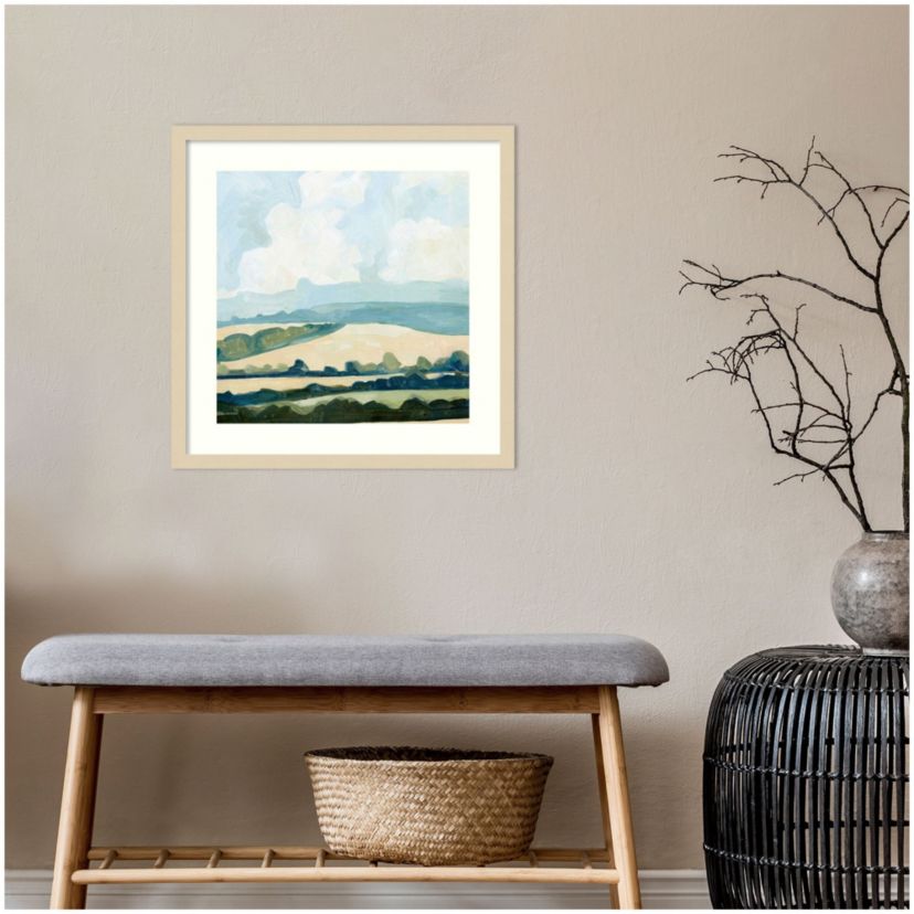 Fieldscape II Framed Wall Art Print