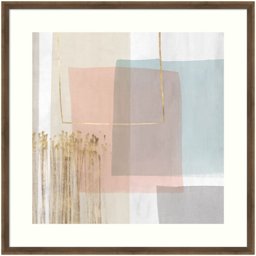 Blushed I Framed Wall Art Print
