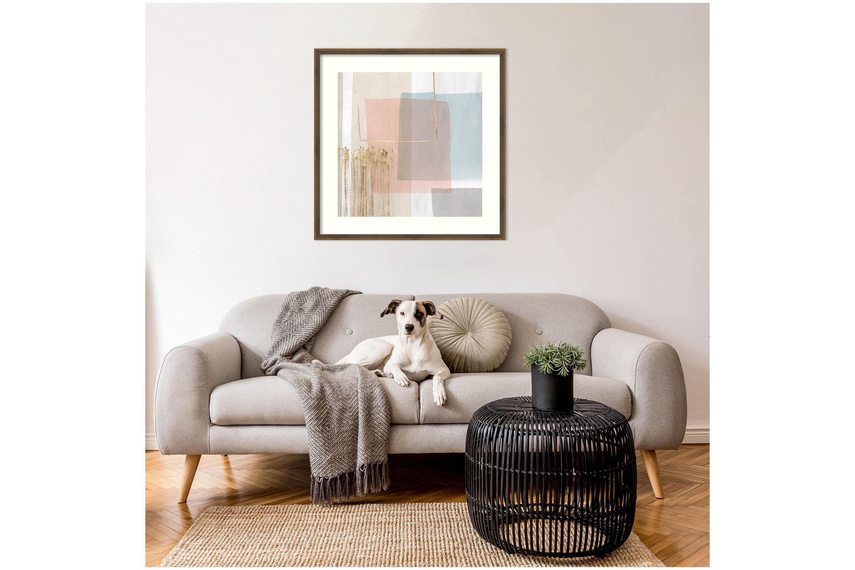 Blushed I Framed Wall Art Print