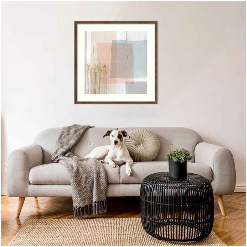Blushed I Framed Wall Art Print