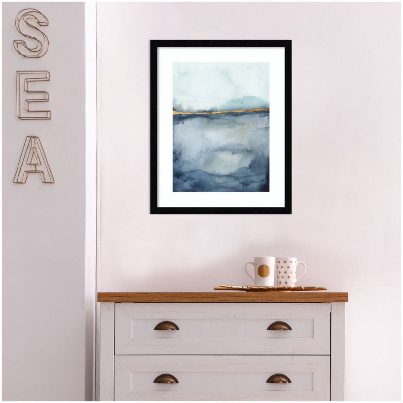 Coastal Horizon II Framed Wall Art Print