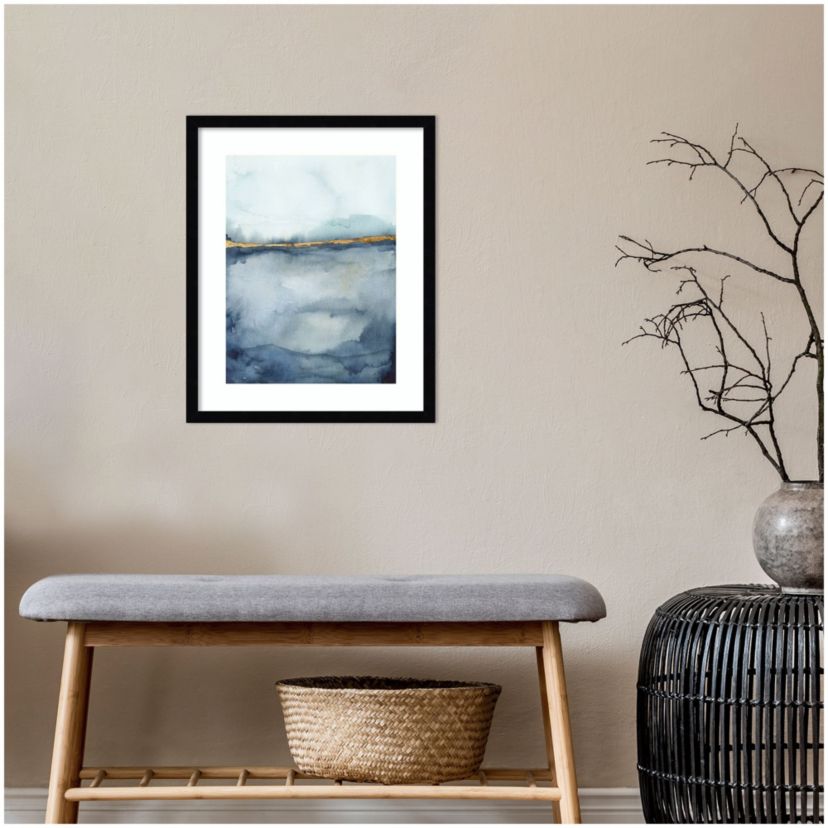 Coastal Horizon II Framed Wall Art Print