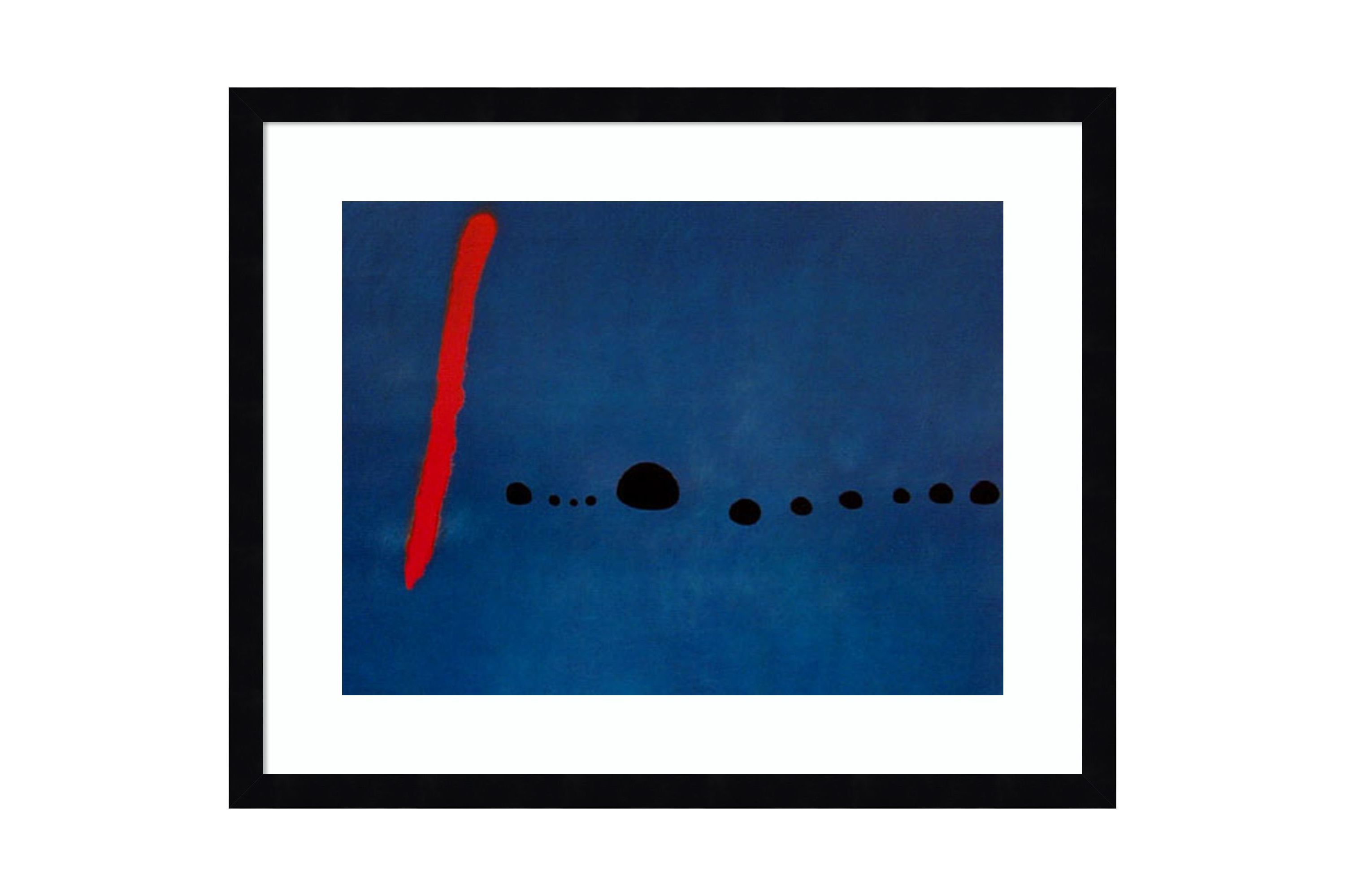 Bleu II Framed Wall Art Print