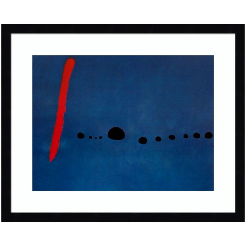 Bleu II Framed Wall Art Print