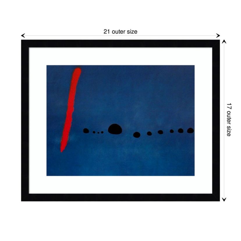 Bleu II Framed Wall Art Print