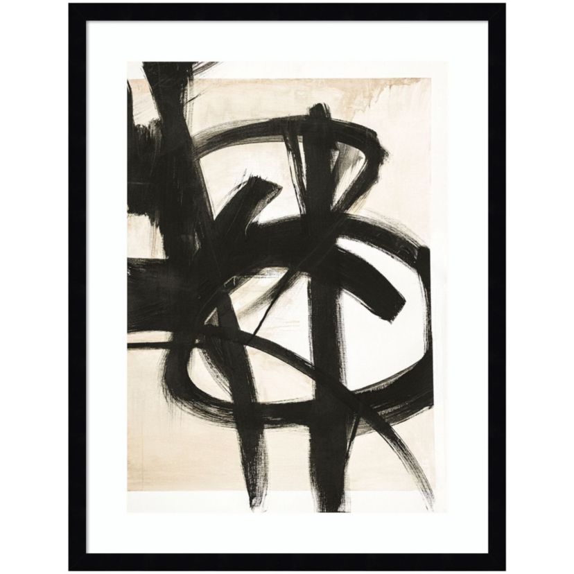 Graphical Shapes 7 by Design Fabrikken Wood Framed Wall Art Print