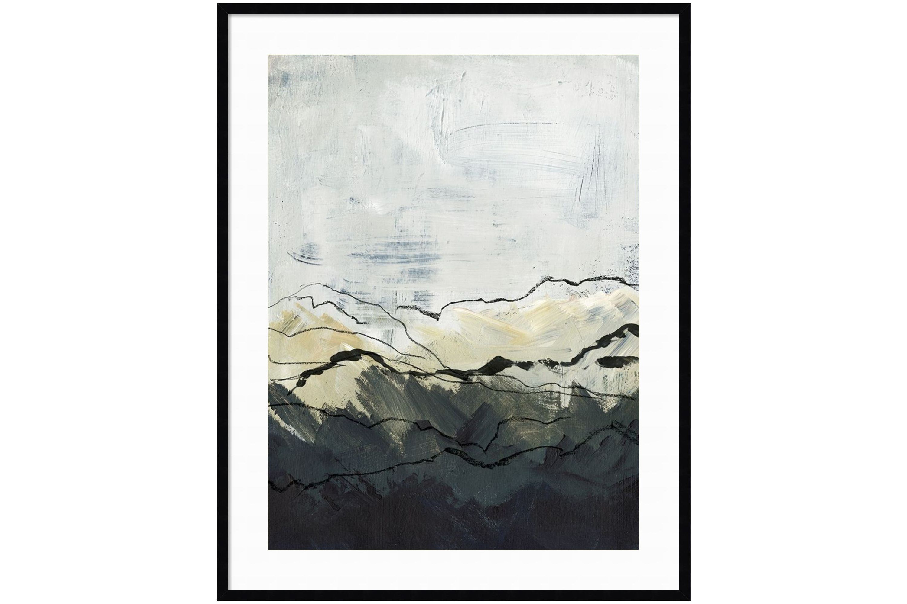 Winter Mountains I by Jennifer Paxton Parker Wood Framed Wall Art Print