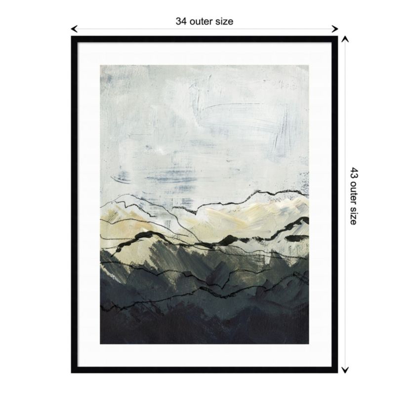 Winter Mountains I by Jennifer Paxton Parker Wood Framed Wall Art Print